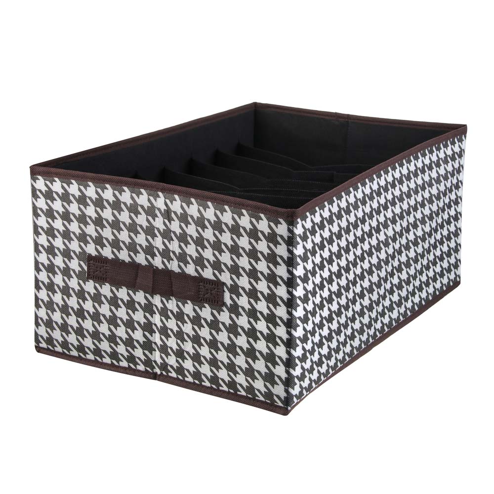 Органайзер для хранения тм VETTA Вудхауз, 8 отделов, полипропилен, картон, 44*30*20см, арт.№ 457-789