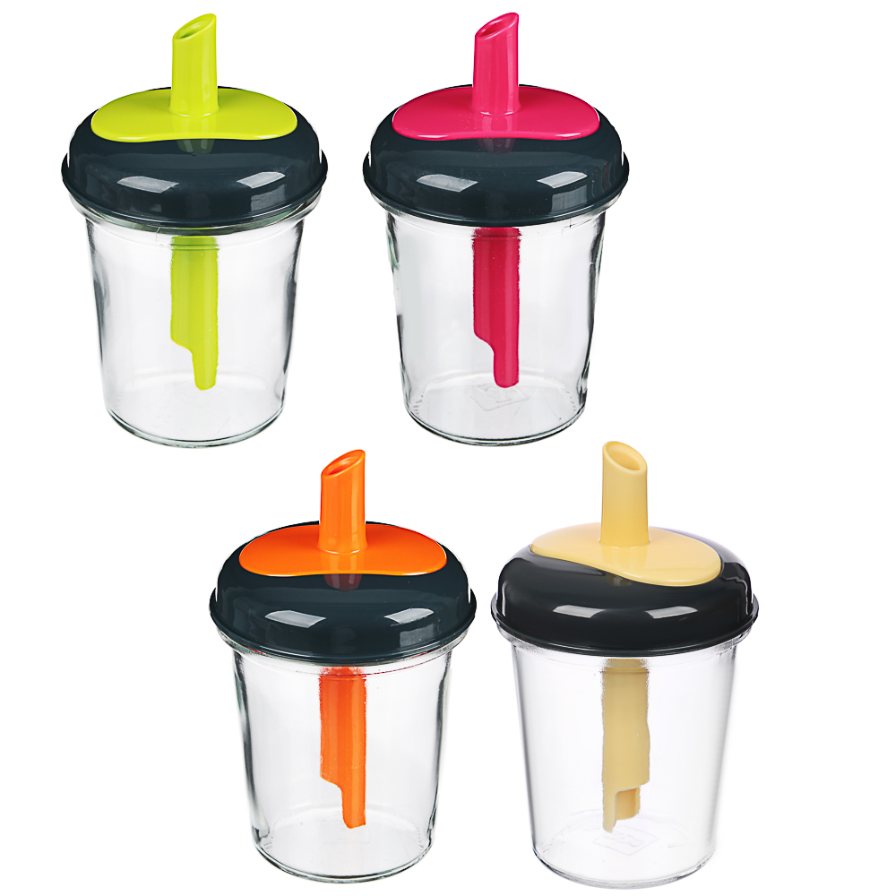 HEREVIN Дозатор для сахара, 320мл, стекло, 3 цвета, 131660-560, арт.№ 828-244