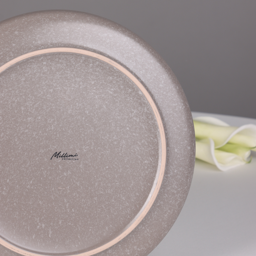MILLIMI Тарелка подстановочная 26.5х2.8см, керамика, серый, арт.№ 824-175