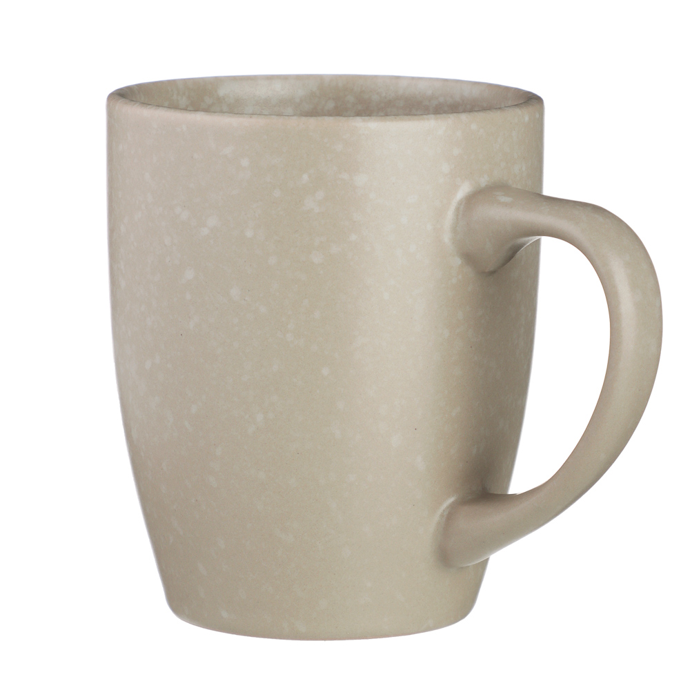 MILLIMI Набор столовой посуды 16 предметов (тарелка 26 см - 4 шт., тарелка 20 см - 4 шт., салатник 14 см - 4 шт., кружка 340 мл - 4 шт.) керамика, бежевый, арт.№ 824-179