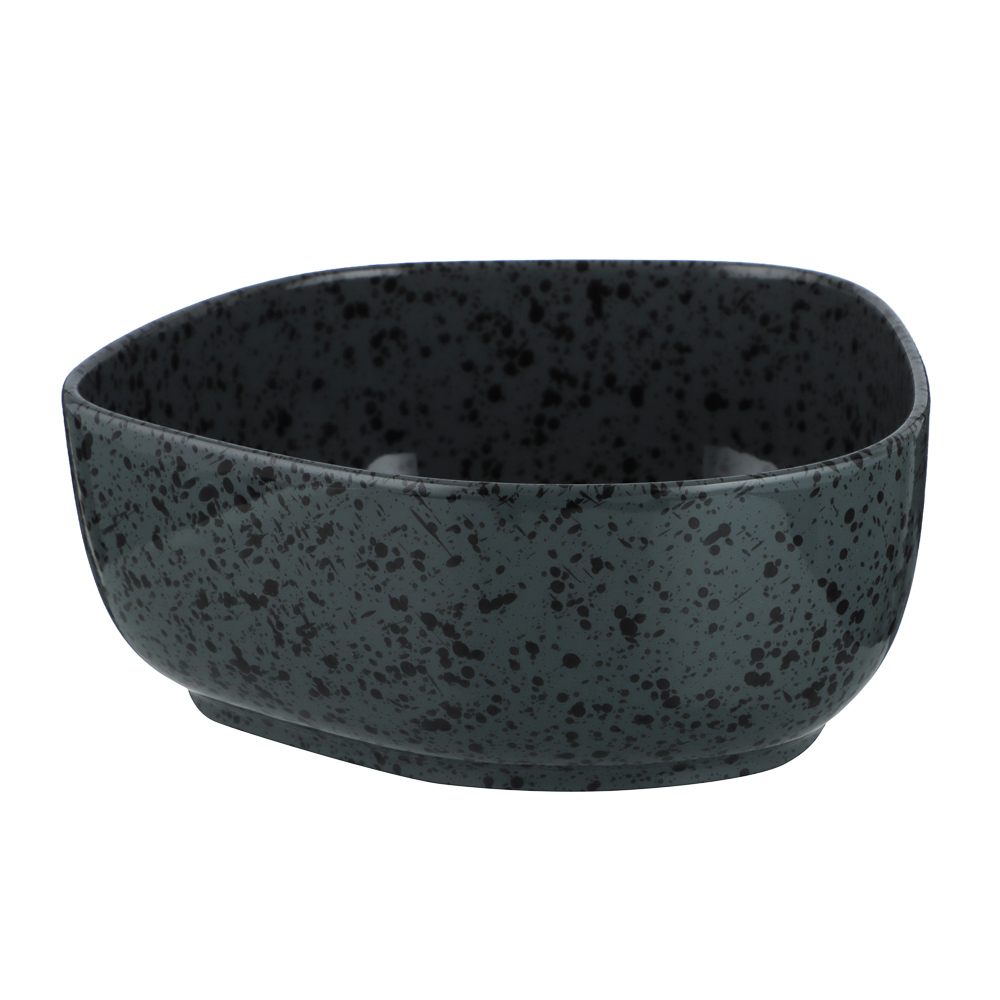 MILLIMI Оникс Салатник, 21х20,5x8см, фарфор, арт.№ 816-065