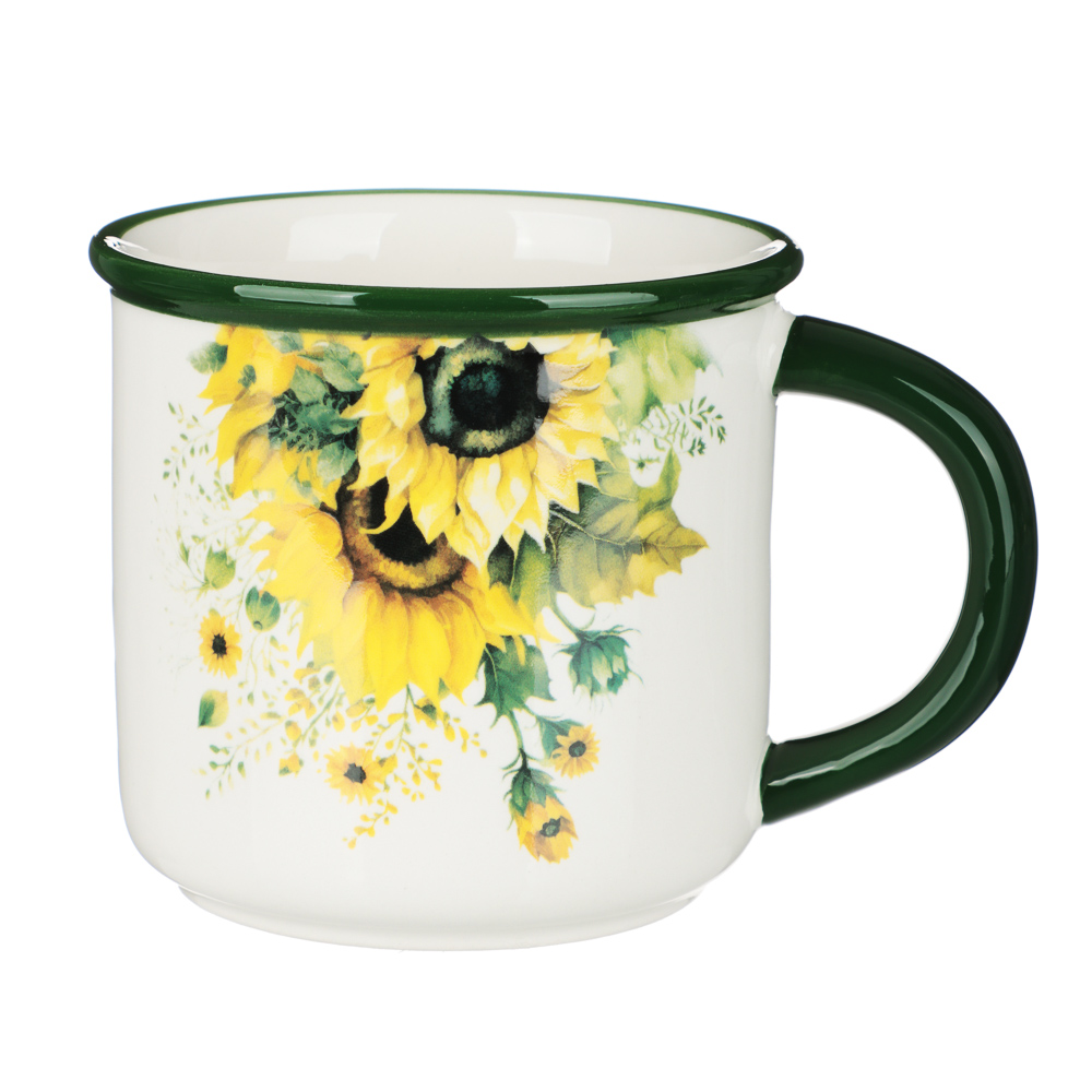 MILLIMI Подсолнухи Кружка, 450мл, керамика, арт.№ 824-657