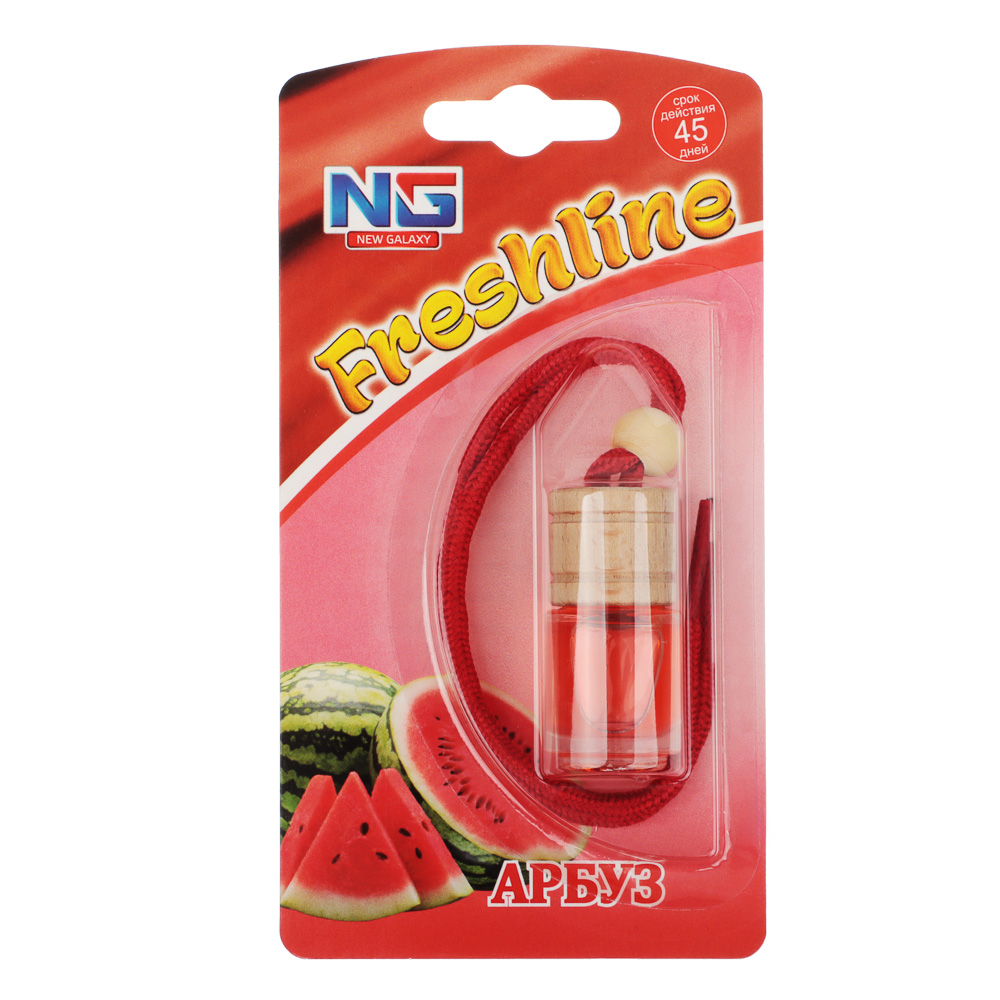 NEW GALAXY Ароматизатор подвесной Freshline арбуз, 5 мл, арт.№ 794-681