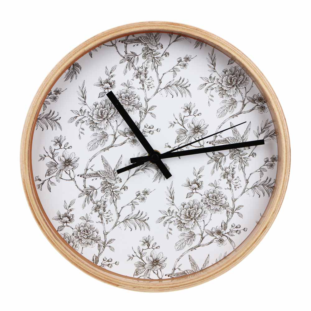 LADECOR CHRONO Часы настенные круглые, дерево, 26х26х5 см, 1xАА, арт.2-10, арт.№ 581-239