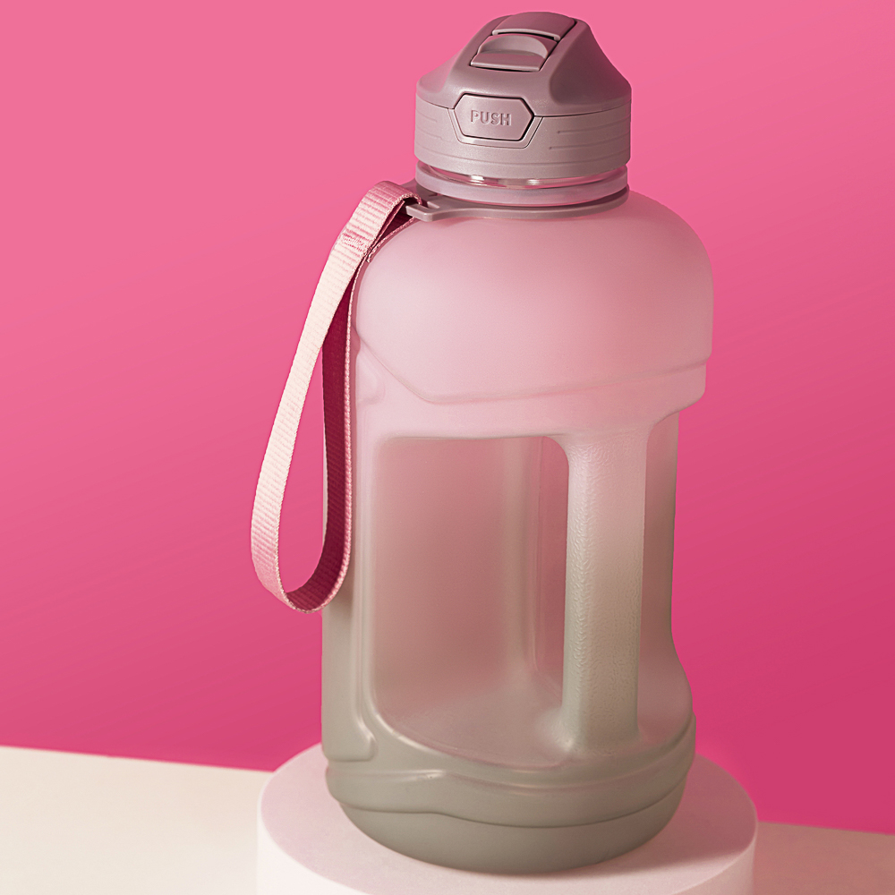 SILAPRO MAX Бутылка спортивная с замком, ULTIMATE GREY-ELDERBERRY, 2л, PETG, арт.№ 088-048