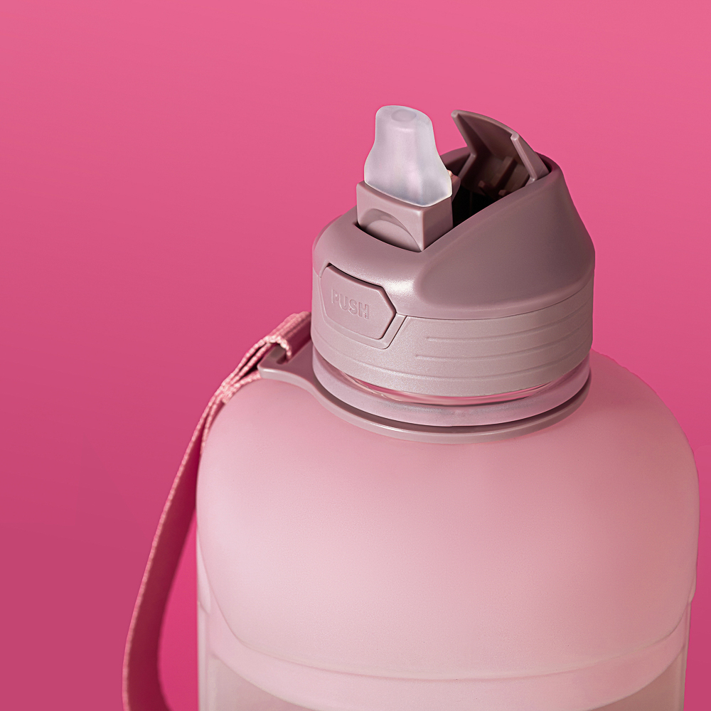 SILAPRO MAX Бутылка спортивная с замком, ULTIMATE GREY-ELDERBERRY, 2л, PETG, арт.№ 088-048