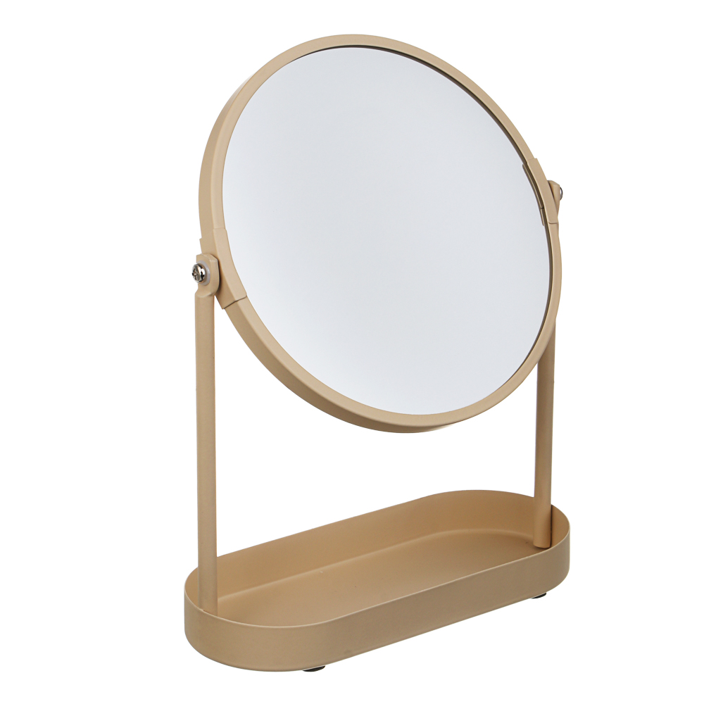 Зеркало в железной оправе тм VETTA Монтана, бежевый, 18,5x8,2x25см, арт.№ 463-594