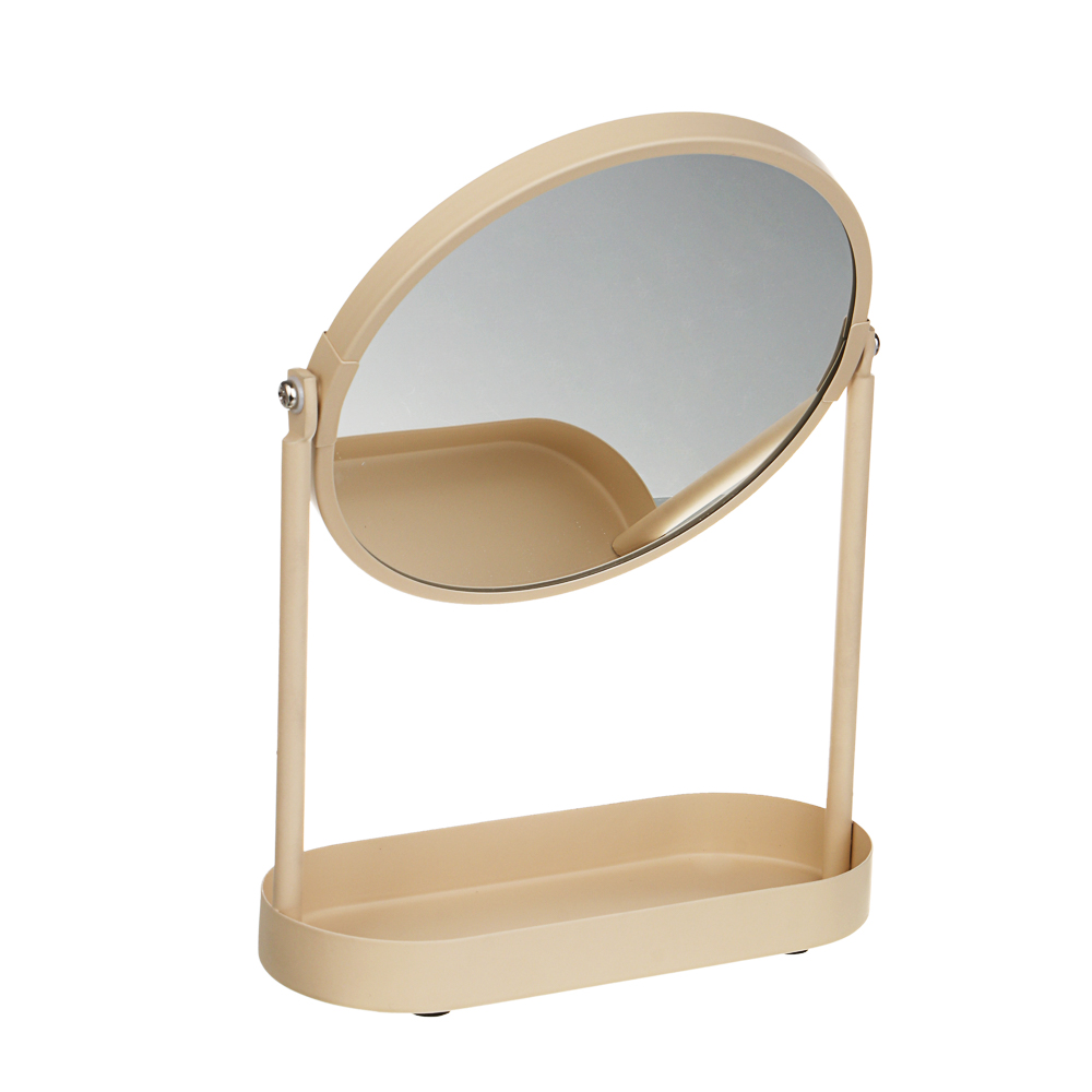 Зеркало в железной оправе тм VETTA Монтана, бежевый, 18,5x8,2x25см, арт.№ 463-594