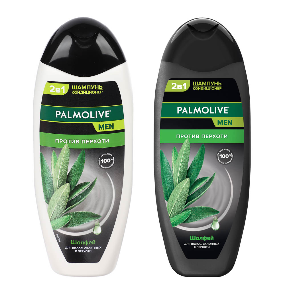Шампунь-кондиционер мужской Palmolive MEN 2в1 Против перхоти, Шалфей, 450мл, арт.№ 970-004