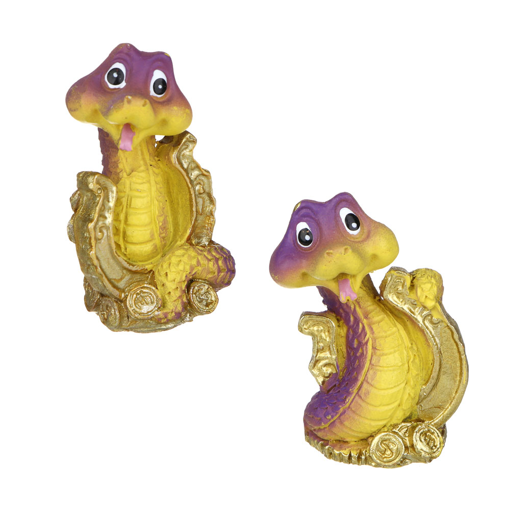 СНОУ БУМ Сувенир Символ Года, полистоун, 2х2х4 см, 2 дизайна, арт.№ 398-829