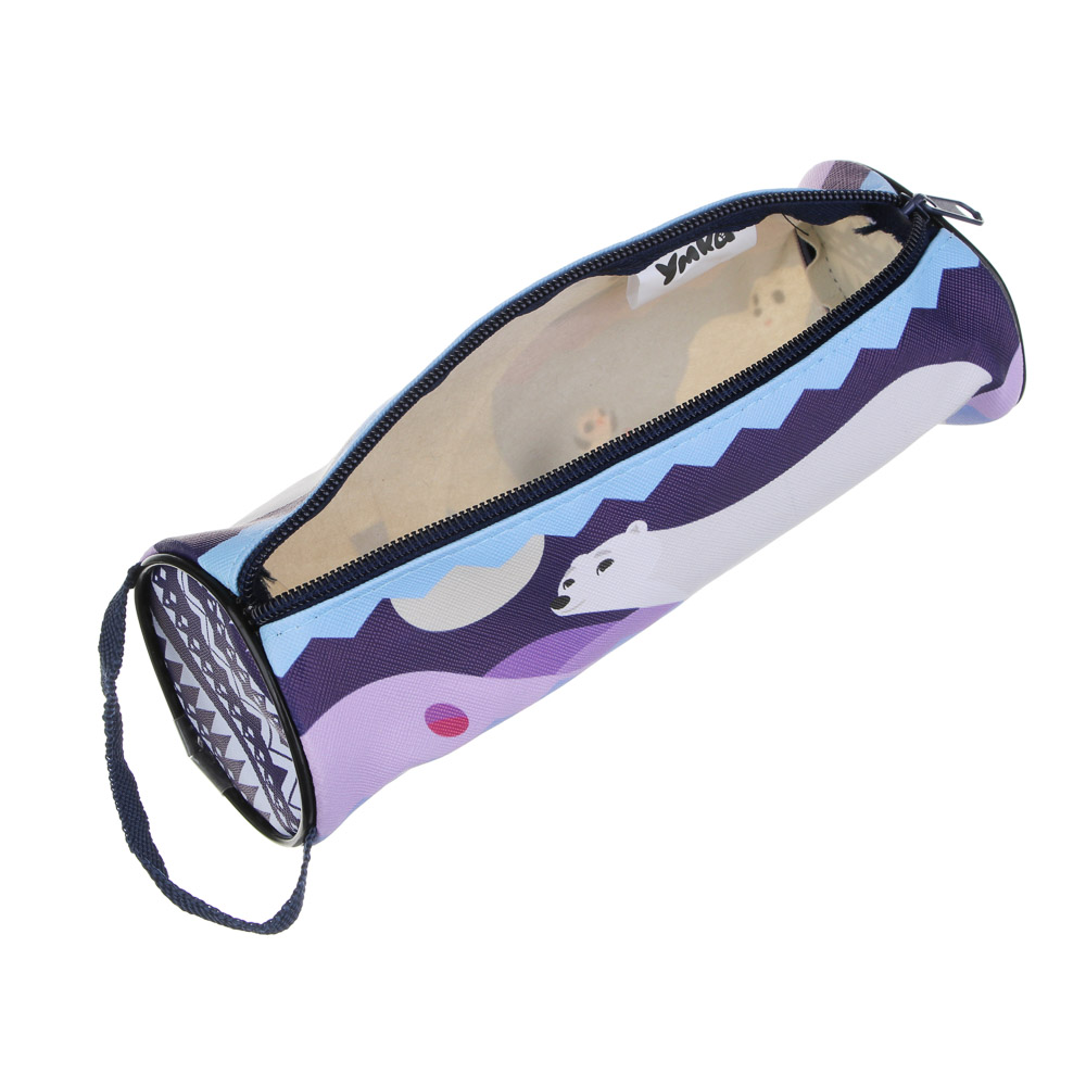 УМКА Косметичка мягкая круглая, 21х7х7см, ПВХ, с ручкой, арт.№ 805-024