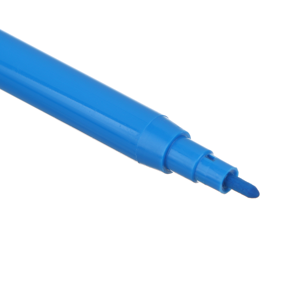 Умка Фломастеры 12 цветов, с цветным вентилируемым колпачком, большие, смываемые, ПВХ пенал, арт.№ 805-027