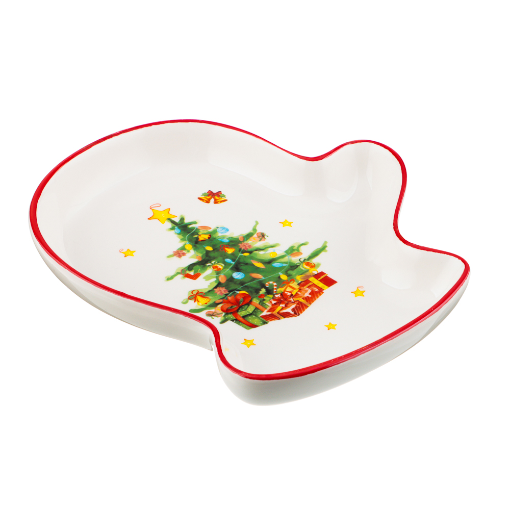 MILLIMI Лесная сказка Блюдо в форме варежки, 20х17,5х3см, керамика, арт.№ 820-879