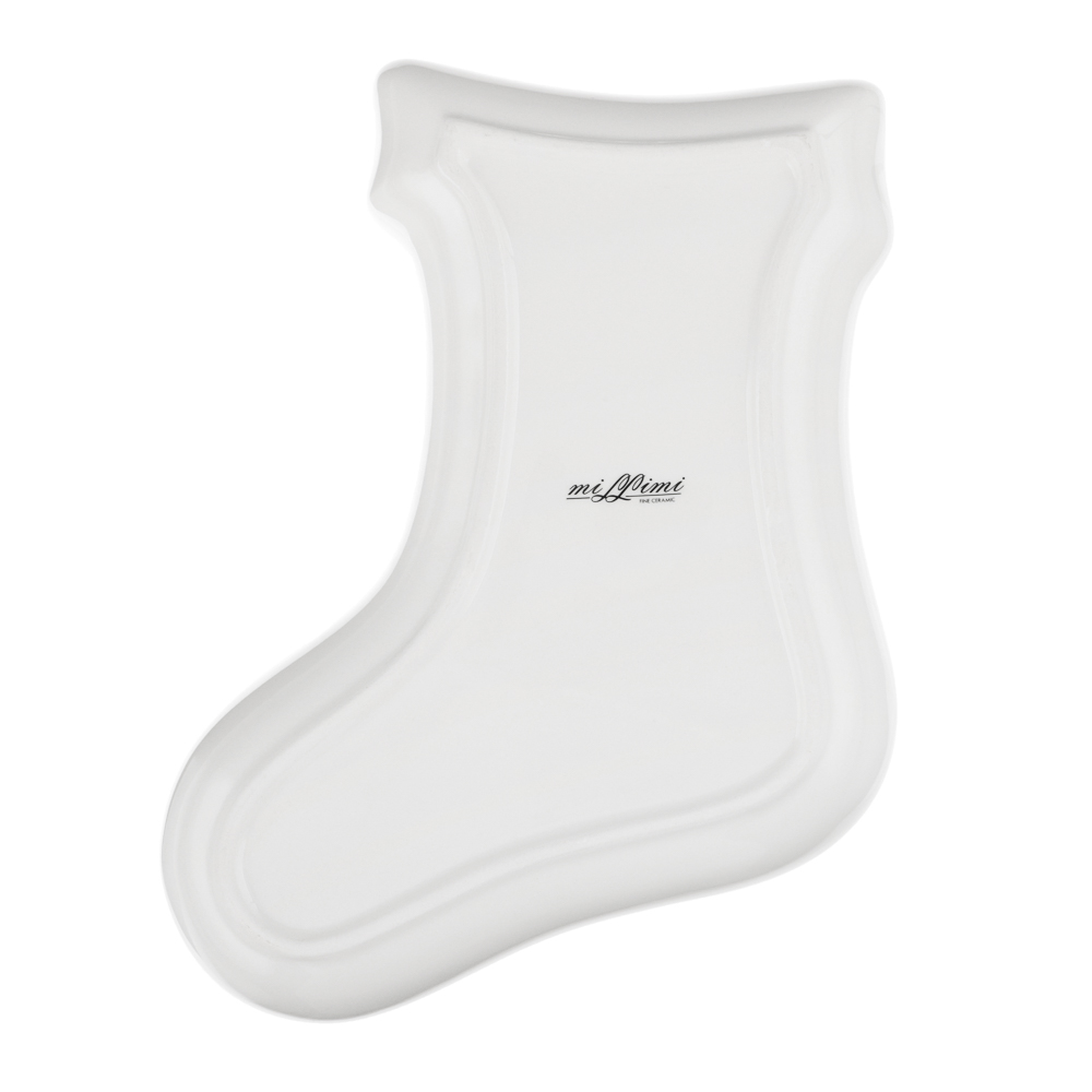 MILLIMI Лесная сказка Блюдо в форме сапожка, 25,5х19,5х3,5см, керамика, арт.№ 820-880