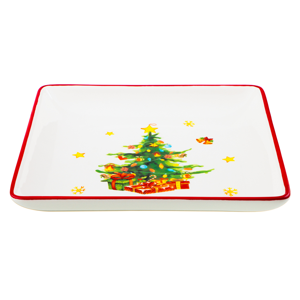 MILLIMI Лесная сказка Блюдо квадратное, 21,5х3см, керамика, арт.№ 820-883