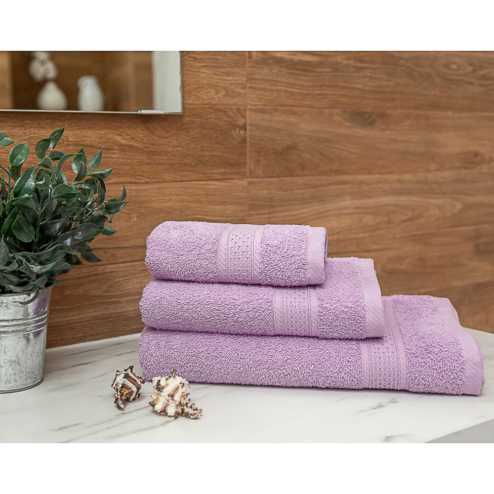 PROVANCE Наоми Полотенце махровое, 100% хлопок, 70х130см, 360гр/м, лаванда, арт.№ 484-915