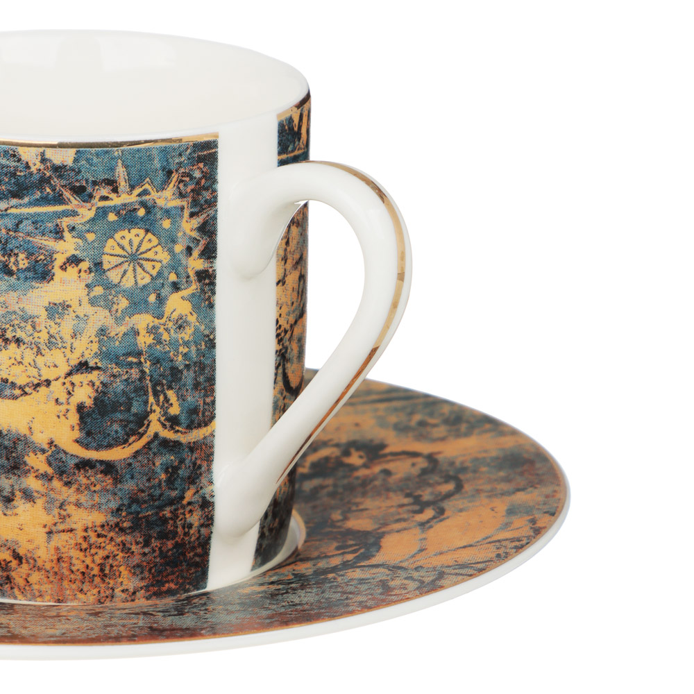 MILLIMI Деко Набор кофейный 4 пр., 100мл, 12,5см, фарфор, арт.№ 802-494