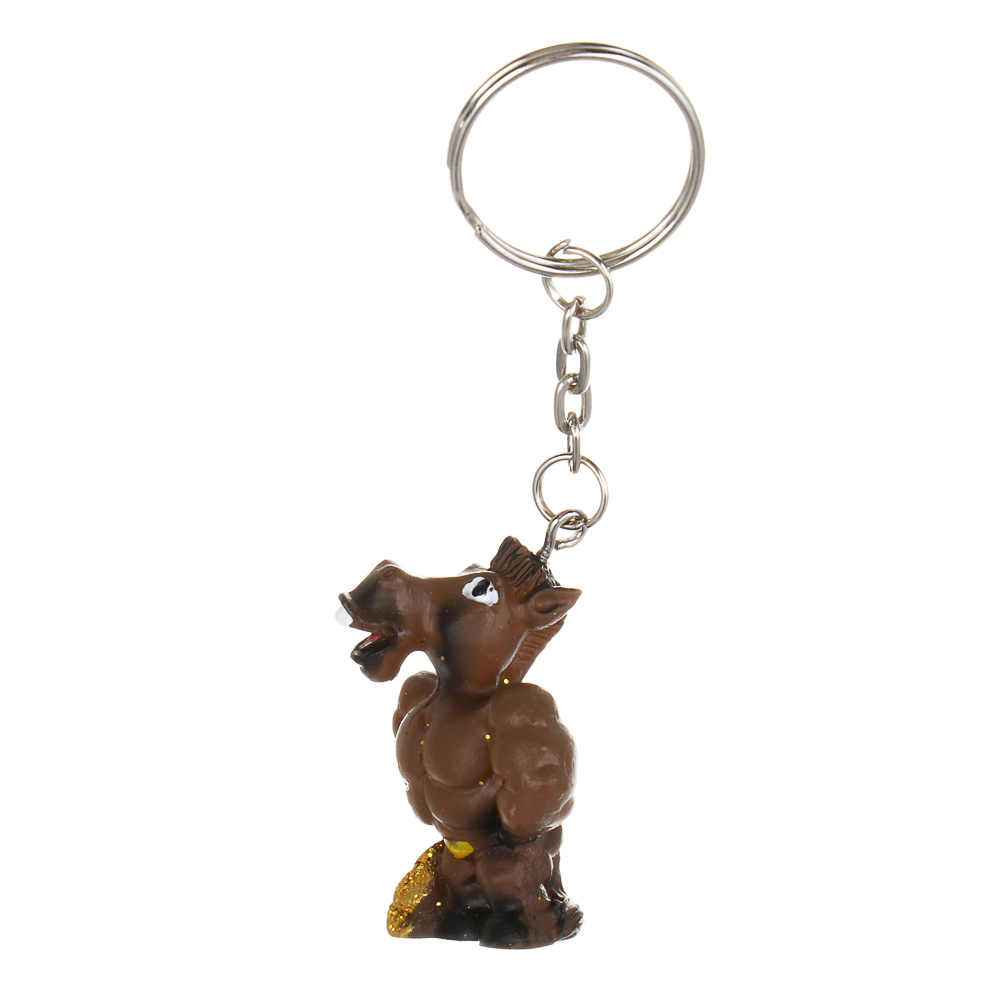 СНОУ БУМ Брелок Конь 4,2 см, полистоун, 4 дизайна, арт.№ 705-013