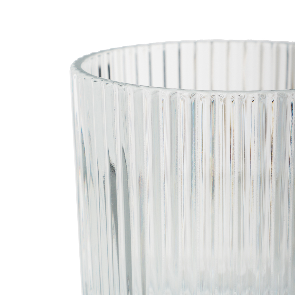 MILLIMI Набор стаканов 6 шт, 300 мл, стекло, рифленый, арт.№ 878-641