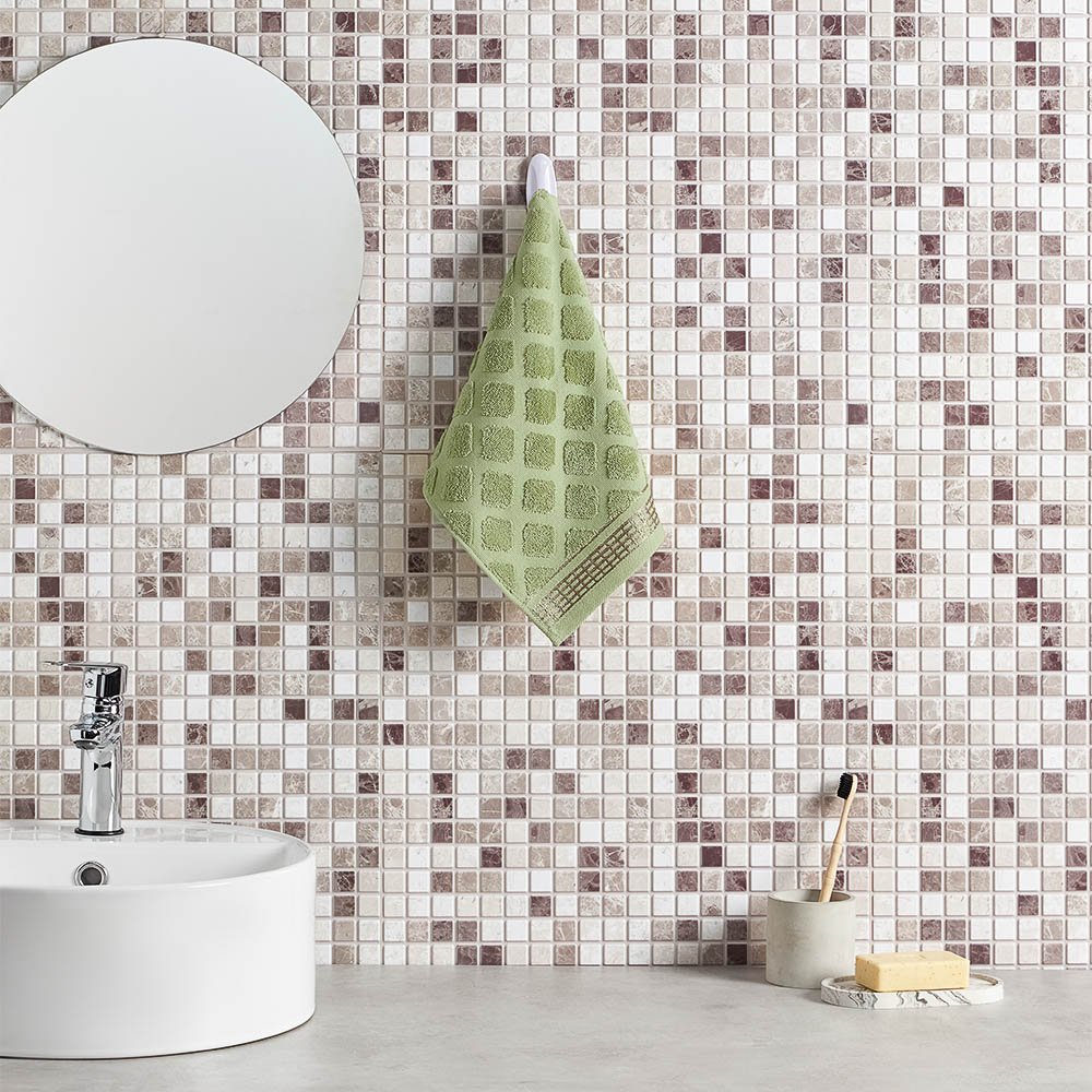 PROVANCE Эвкалипт Полотенце махровое, 100% хлопок, 30х50см, 420гр/м, зеленый, арт.№ 484-149