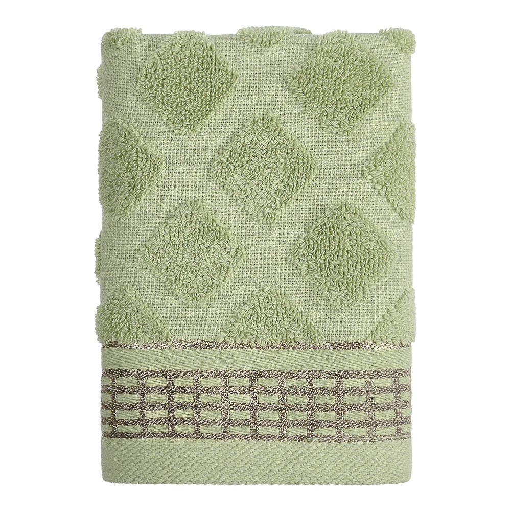 PROVANCE Эвкалипт Полотенце махровое, 100% хлопок, 30х50см, 420гр/м, зеленый, арт.№ 484-149