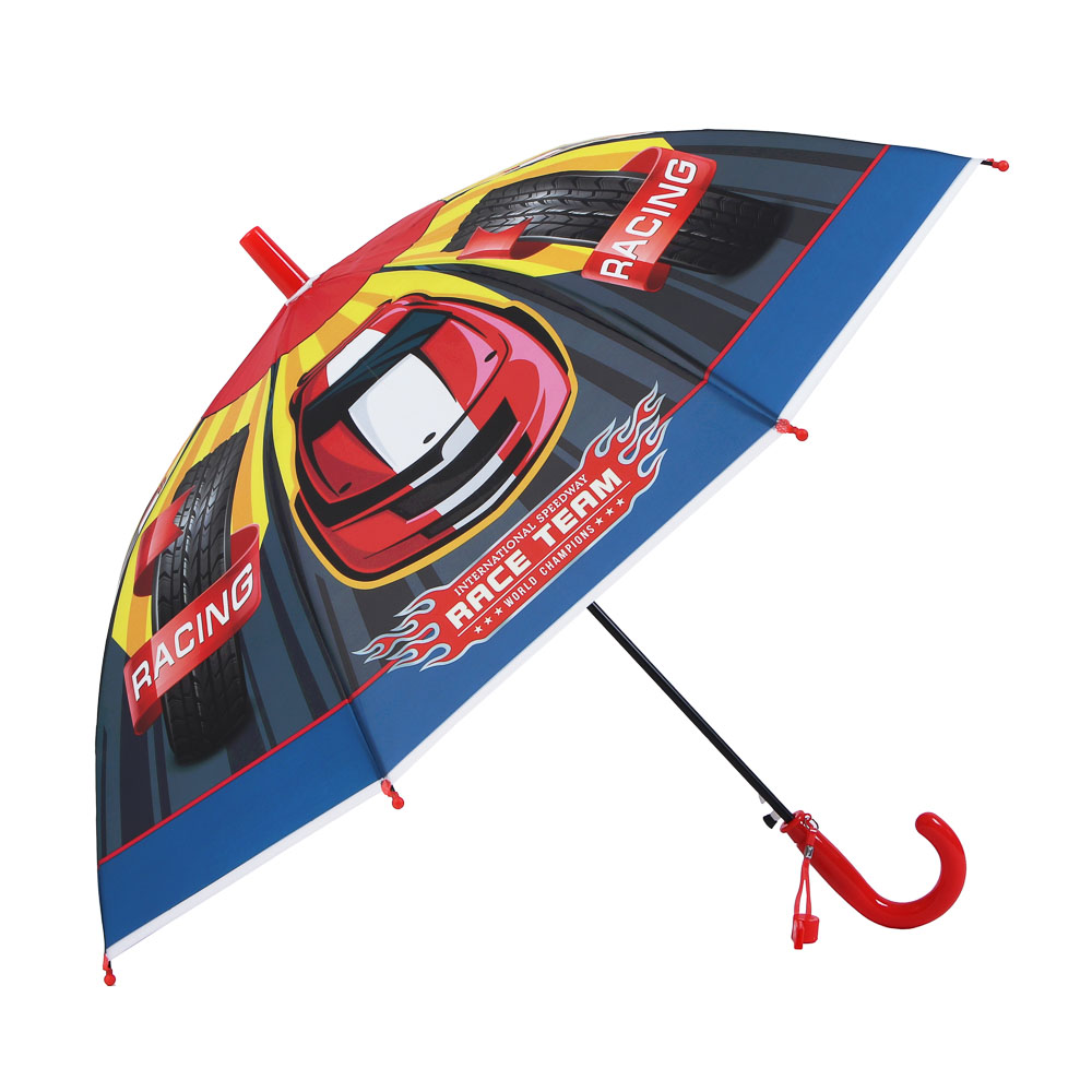 Зонт-трость, детский, POE, пластик, сплав, 50см, 8 спиц, 5 дизайнов, арт.№ 302-003