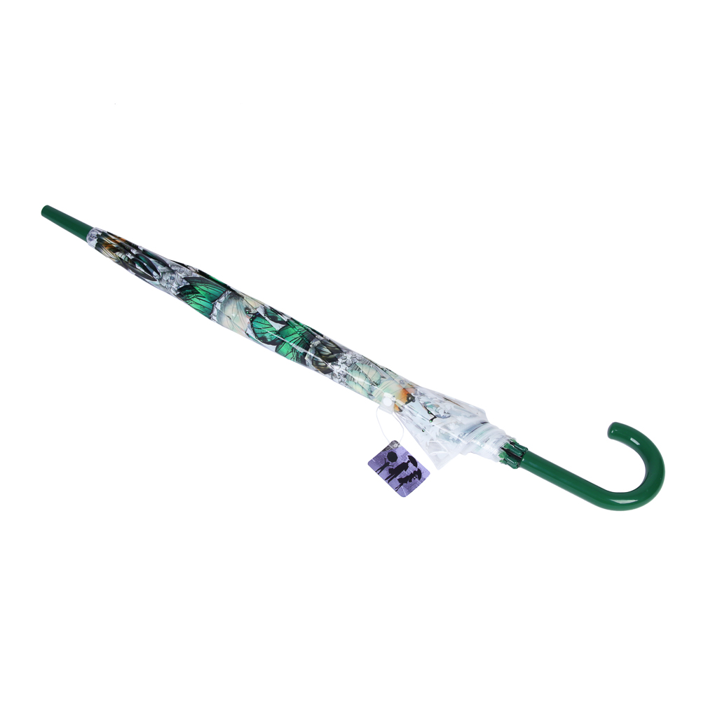 Зонт-трость, детский, POE, пластик, сплав, 58см, 8 спиц, 1 дизайн, арт.№ 302-004