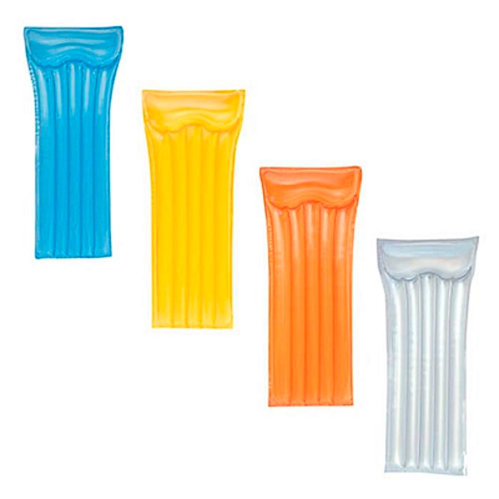 BESTWAY Матрас для плавания, ПВХ, 183х76см, прозрачный верх, 44013, арт.№ 107-183