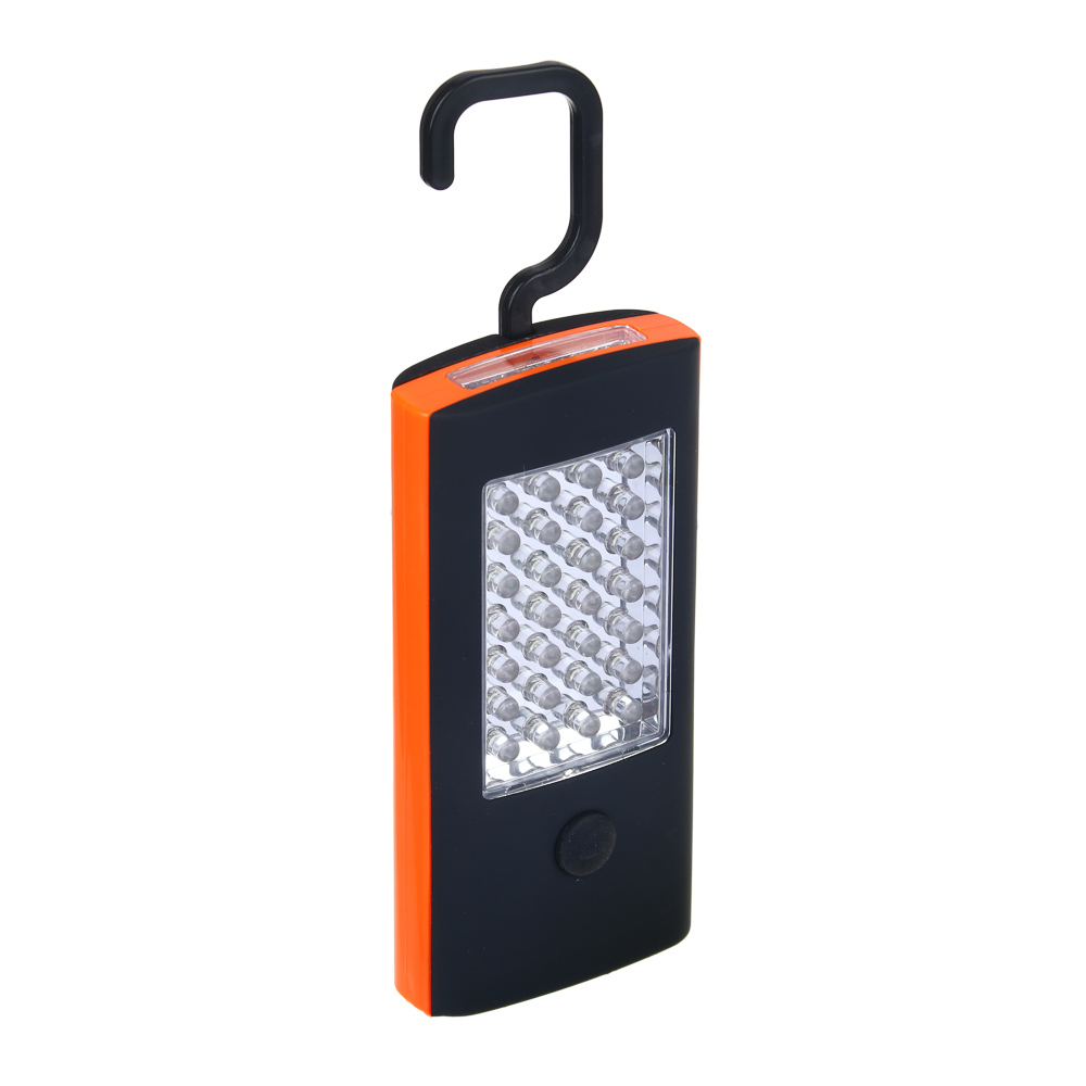 ЕРМАК Фонарь подвесной 28+4 LED, 3хААА, пластик, 12х6х2см, арт.№ 198-047