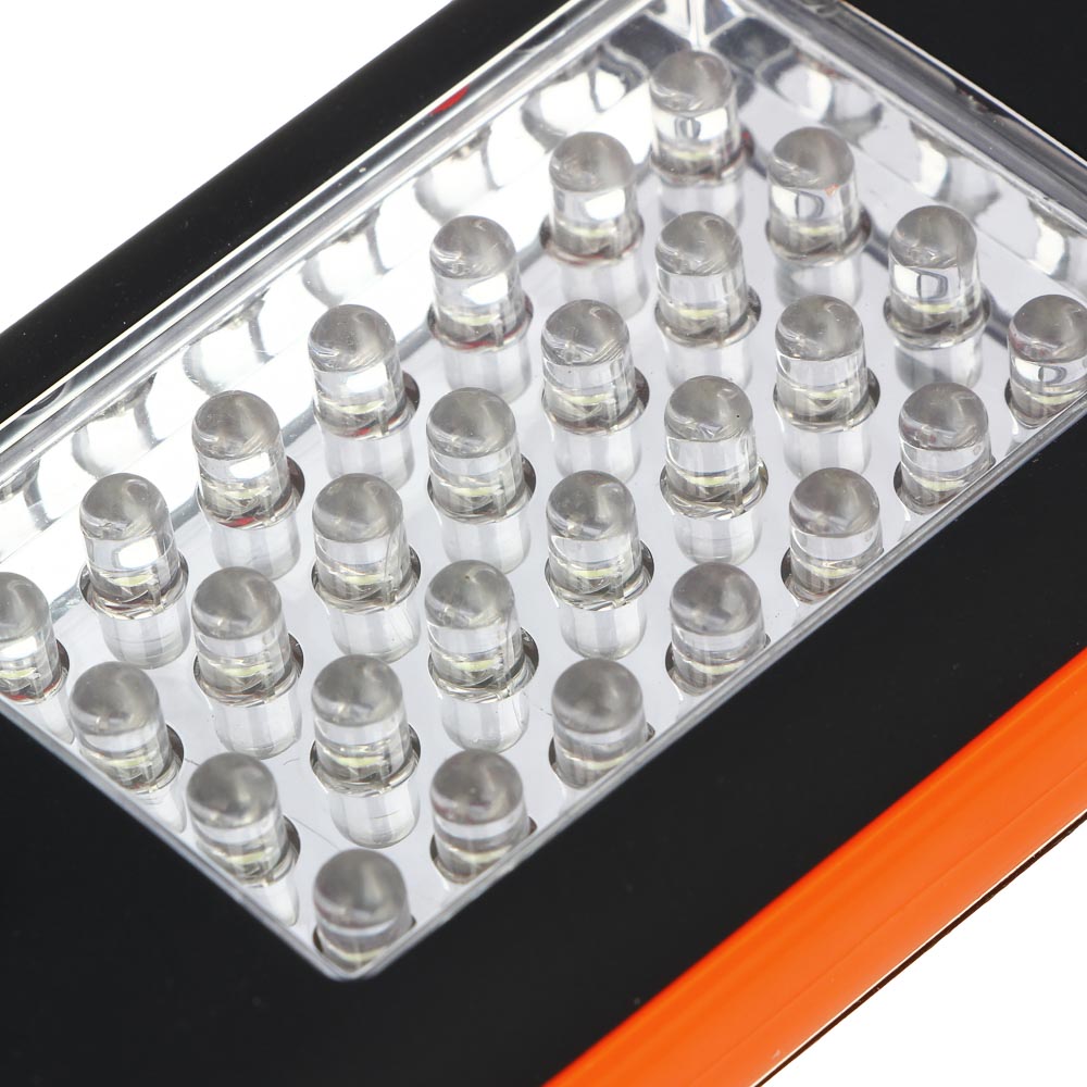 ЕРМАК Фонарь подвесной 28+4 LED, 3хААА, пластик, 12х6х2см, арт.№ 198-047