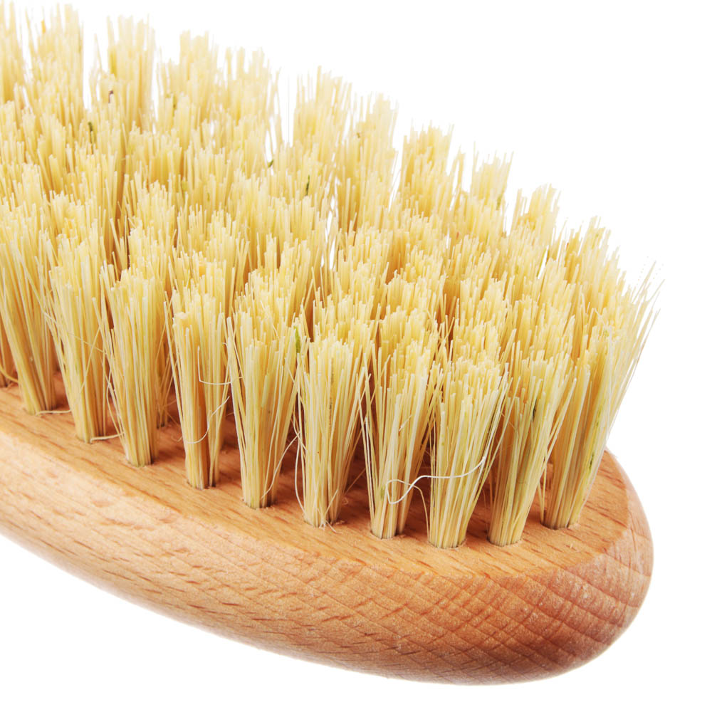 BY Щётка для сухого массажа с натуральной щетиной на буковой ручке 29см, арт.№ 361-129