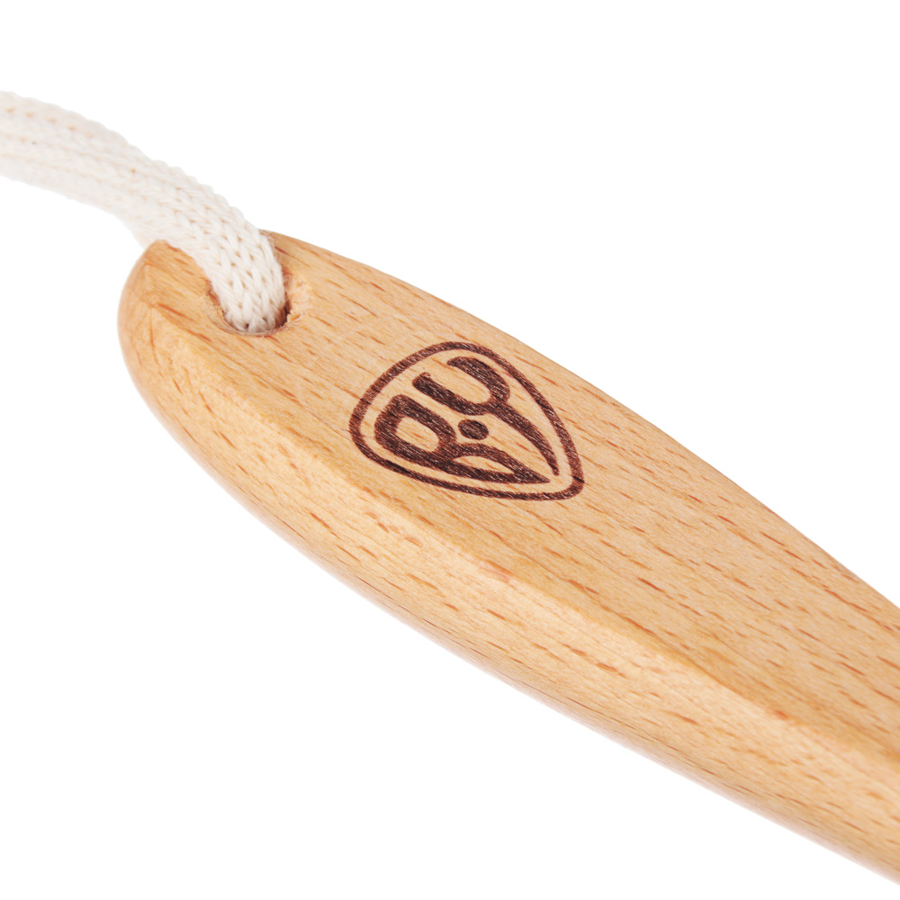 BY Щётка для сухого массажа с натуральной щетиной на буковой ручке 29см, арт.№ 361-129