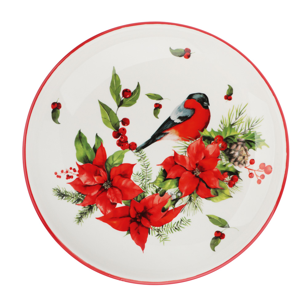 MILLIMI Винтер Блюдо круглое, 22х3см, керамика, арт.№ 820-820