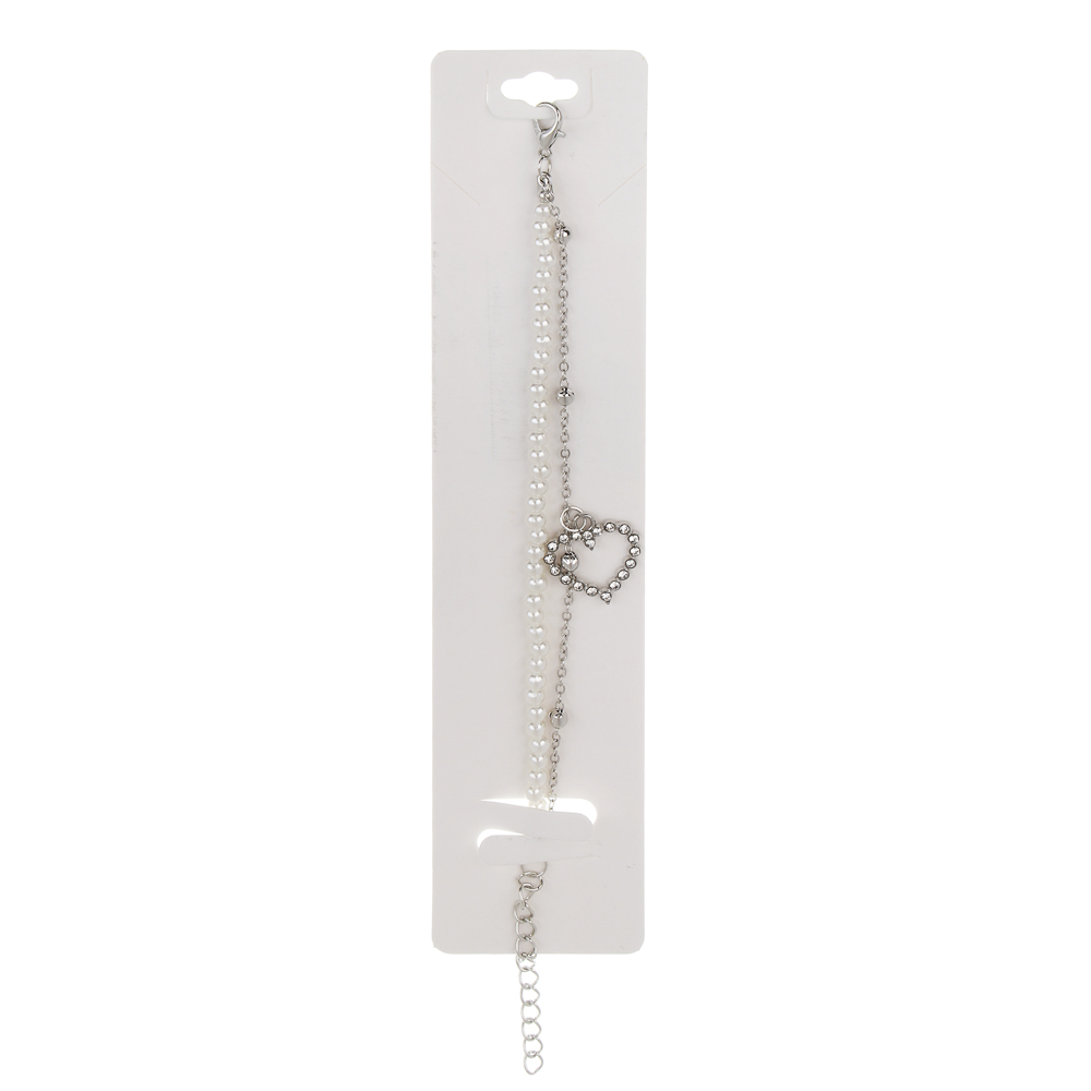 Браслет 15 см, сплав, 3 дизайна, БЖ25-30, арт.№ 023-041