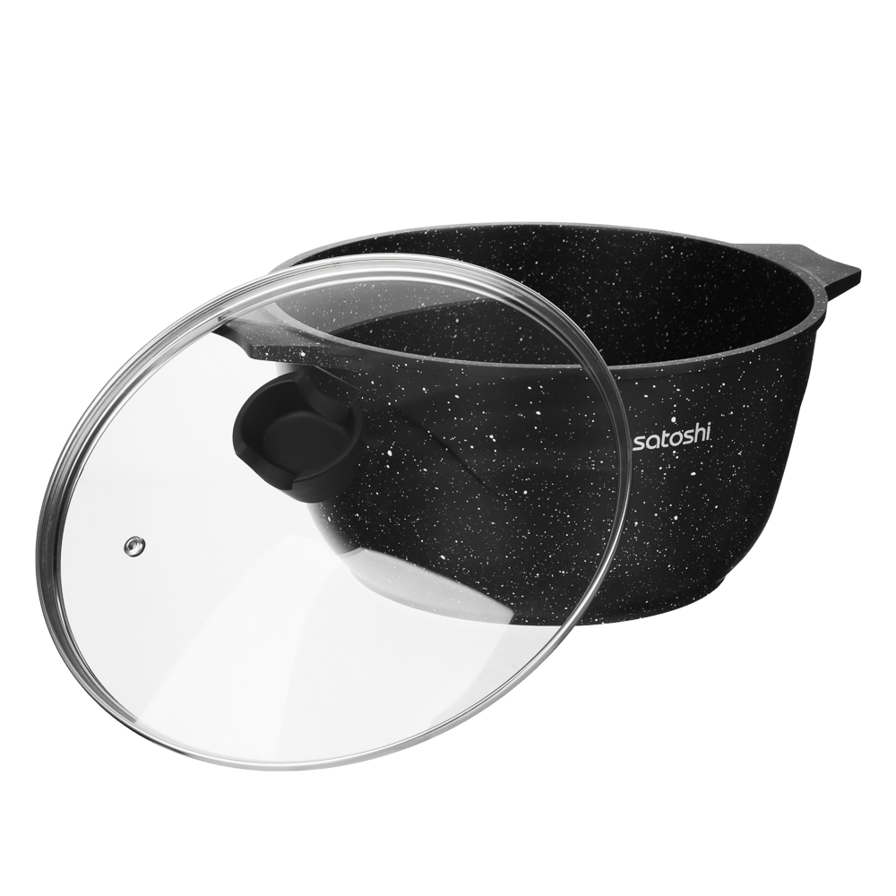 SATOSHI Монфор Казан 26х14,0см, 5,8л, литой алюминий, индукция, арт.№ 846-747