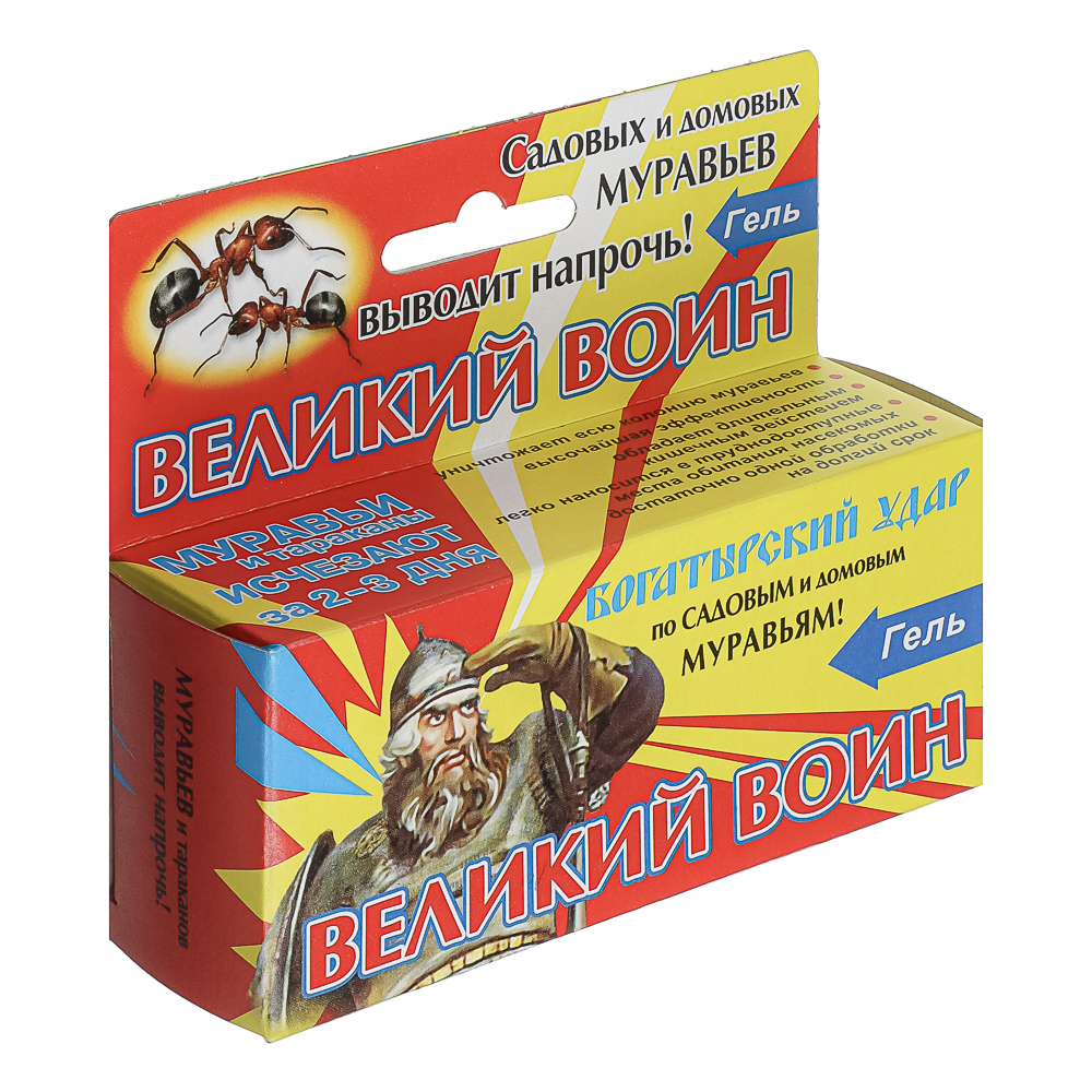 Гель-шприц от муравьев "Великий Воин", 45г, арт.№ 189-251