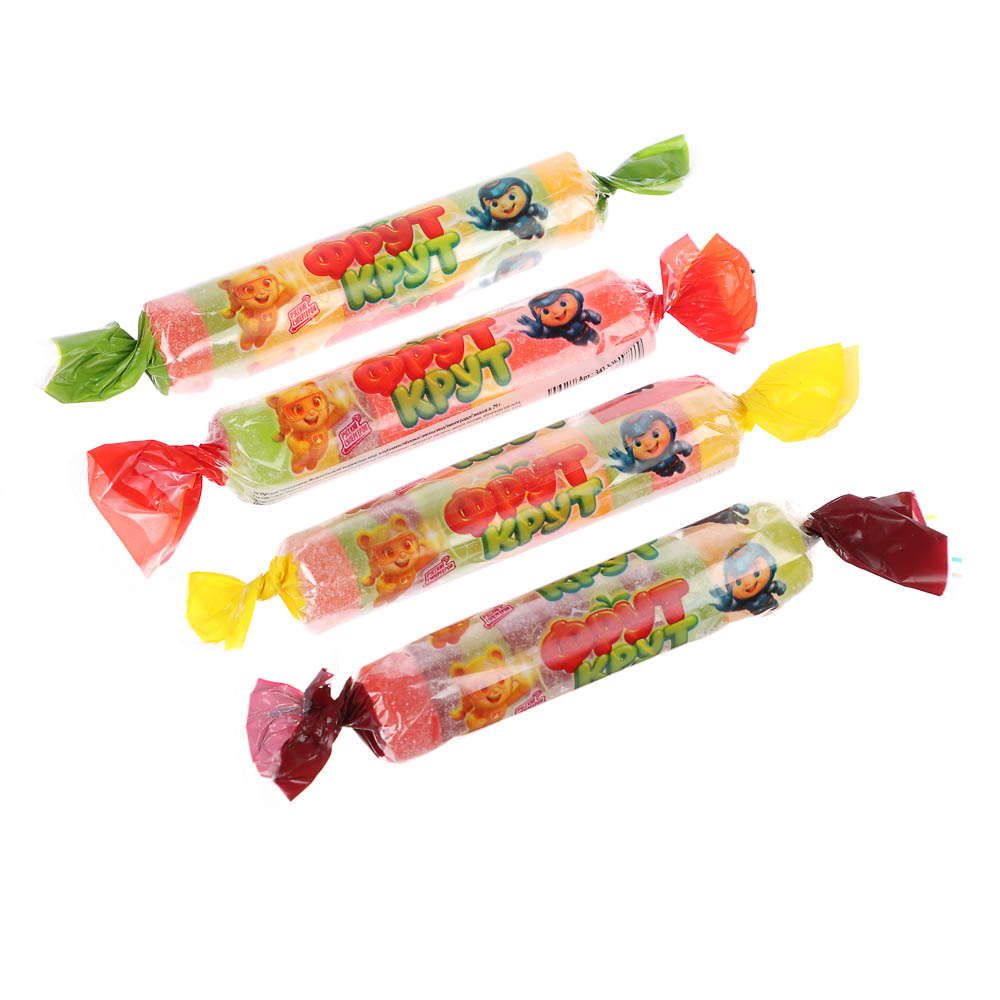 BY Русские Супергерои Жевательный мармелад вкус клубника/яблоко/апельсин/виноград/ананас 29 гр., арт.№ 347-536