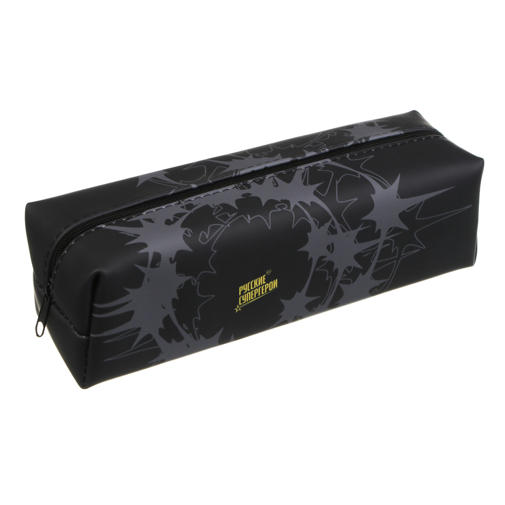 Пенал прямоугольный, 21x6x6см., BY Русские Супергерои "Ночь" искусственная кожа с печатью, арт.№ 801-109
