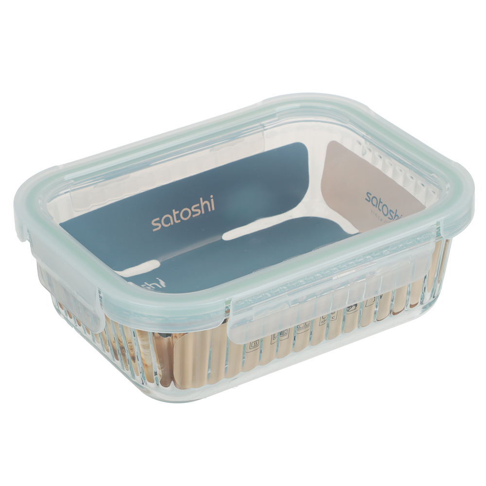 Контейнер жаропрочный тм SATOSHI, стекло, 1040мл, 2 цвета, арт.№ 825-053