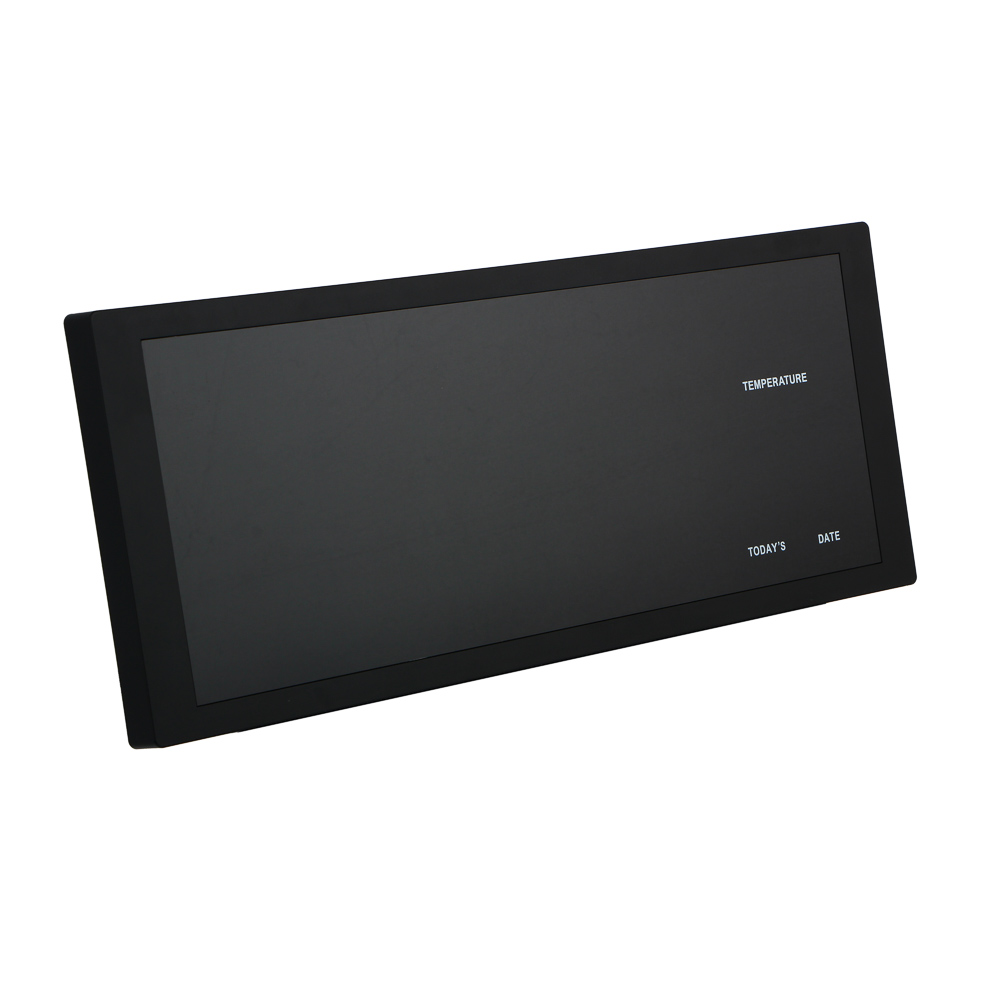 LADECOR CHRONO Будильник электронный, 36,5x15x5см, пластик, черный корпус, красная подсветка, арт.№ 529-231