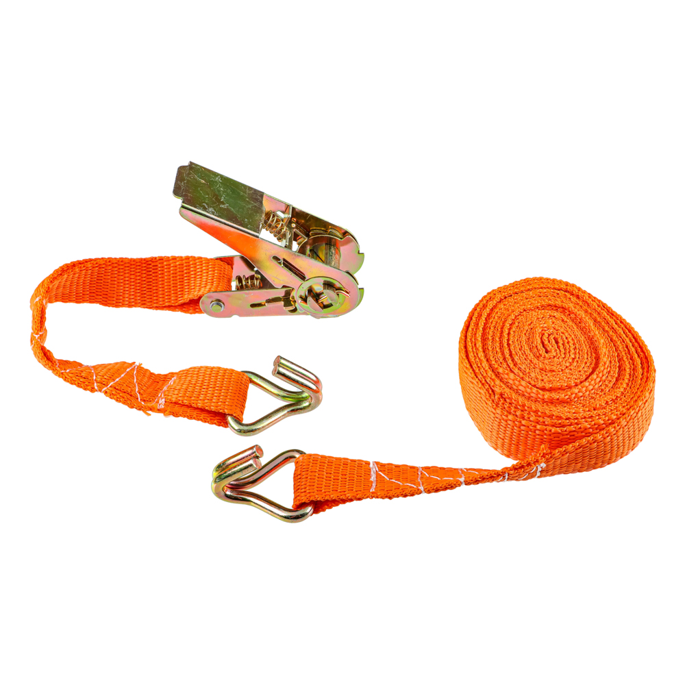 ЕРМАК Стяжка груза с храповиком 110мм, 4м, шир.ленты 25мм, 500/900кг, блистер, арт.№ 746-037