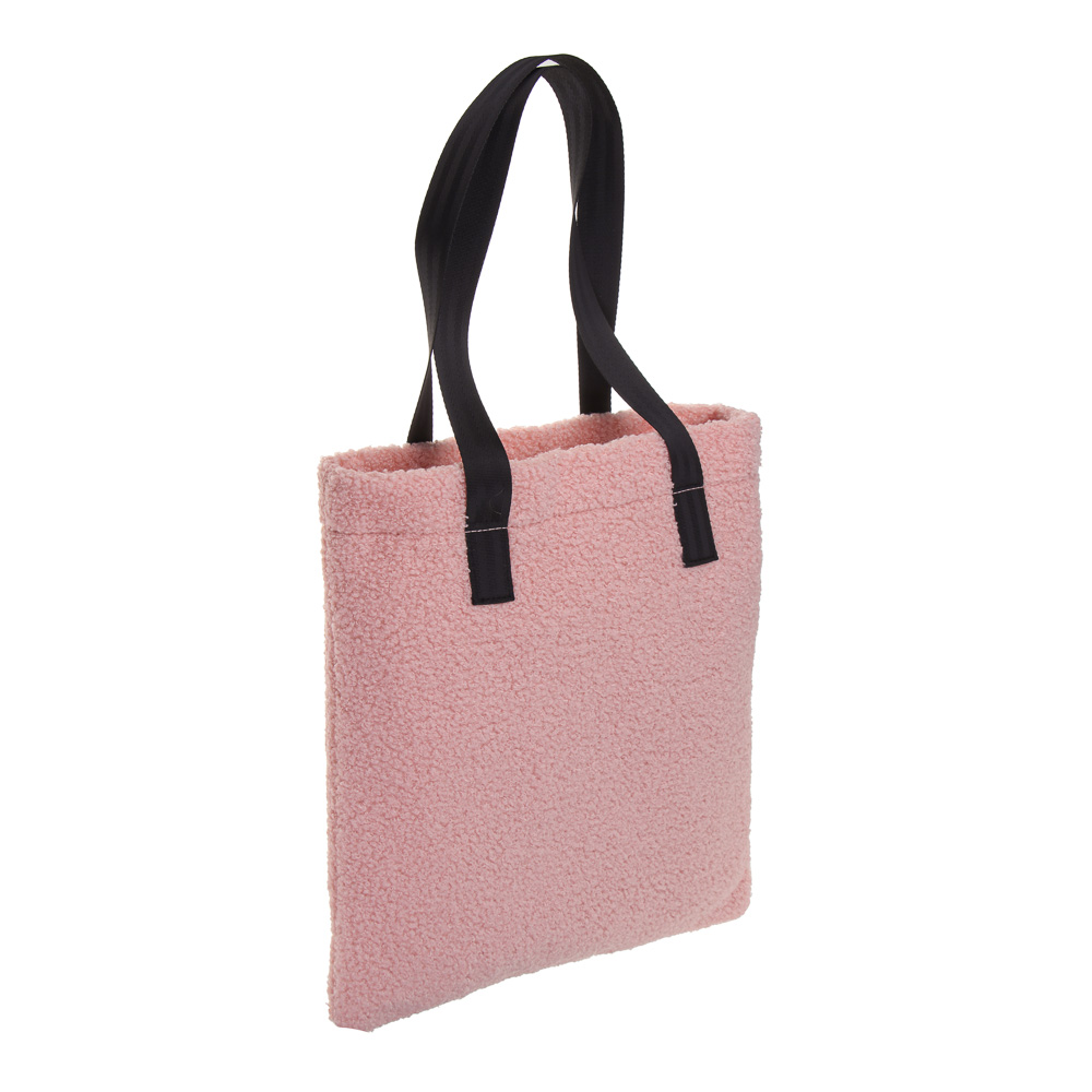 Сумка - шоппер 38х33см, 1 отделение, буклированный ПЭ, персиковый, арт.№ 090-110