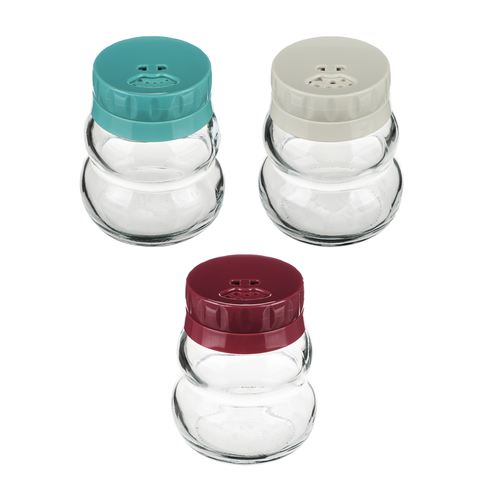 HEREVIN Космо Банка для специй 150 мл, стекло, 3 цвета, 131007, арт.№ 828-064