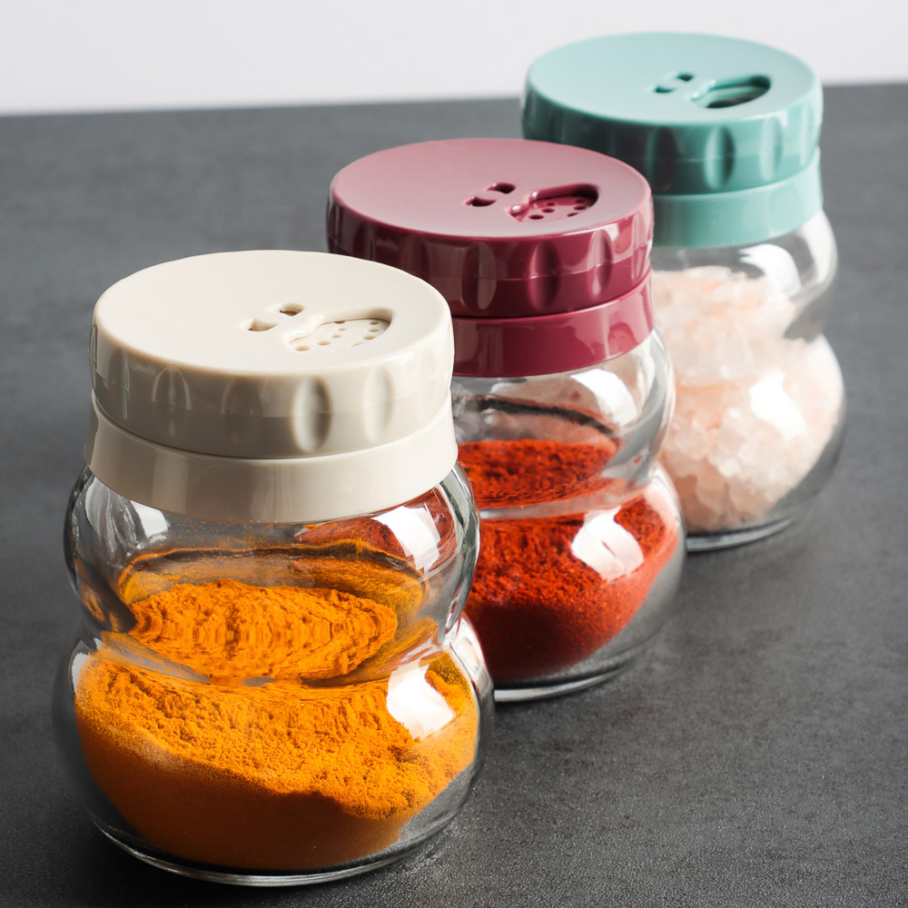 HEREVIN Космо Банка для специй 150 мл, стекло, 3 цвета, 131007, арт.№ 828-064