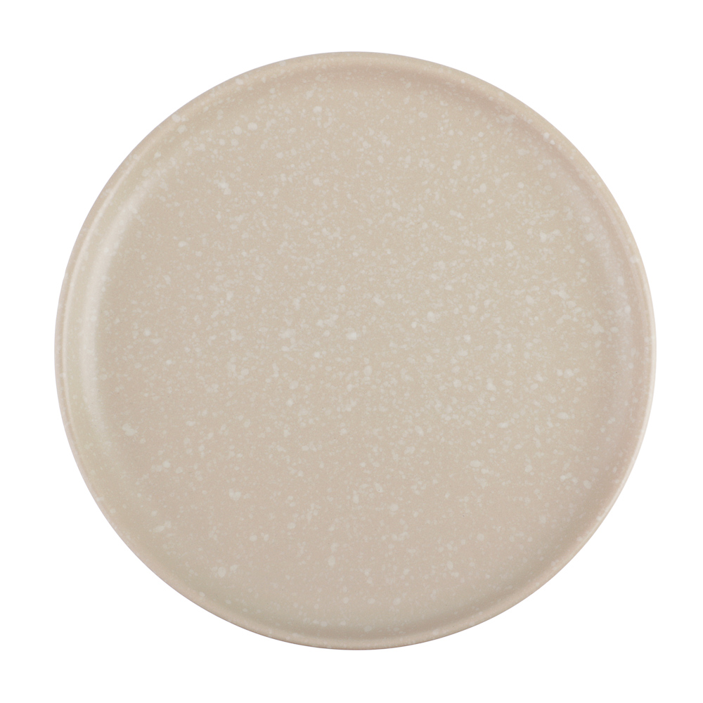 MILLIMI Тарелка десертная 20х2см, керамика, бежевый, арт.№ 824-181