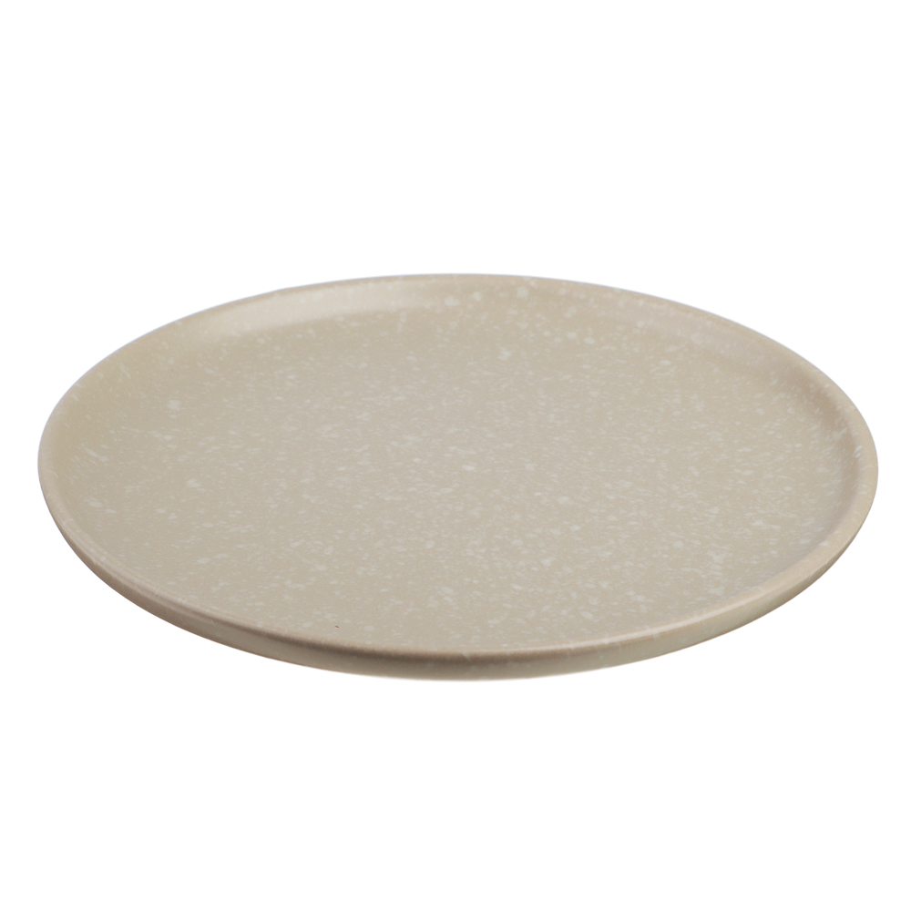 MILLIMI Тарелка десертная 20х2см, керамика, бежевый, арт.№ 824-181