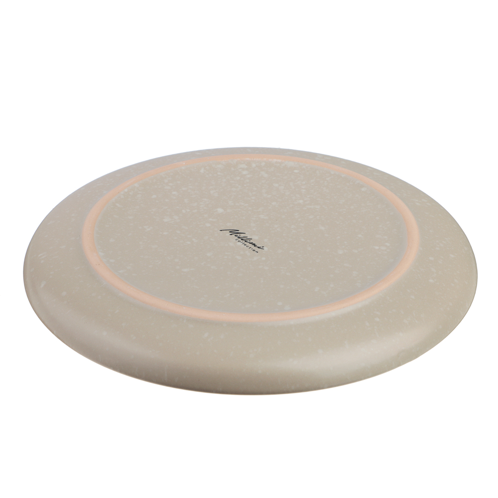 MILLIMI Тарелка десертная 20х2см, керамика, бежевый, арт.№ 824-181