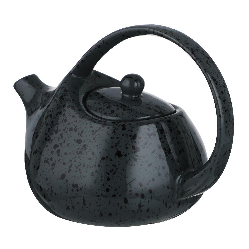 MILLIMI Оникс Чайник заварочный, 800мл, 21х13,5х15см, фарфор, арт.№ 816-066