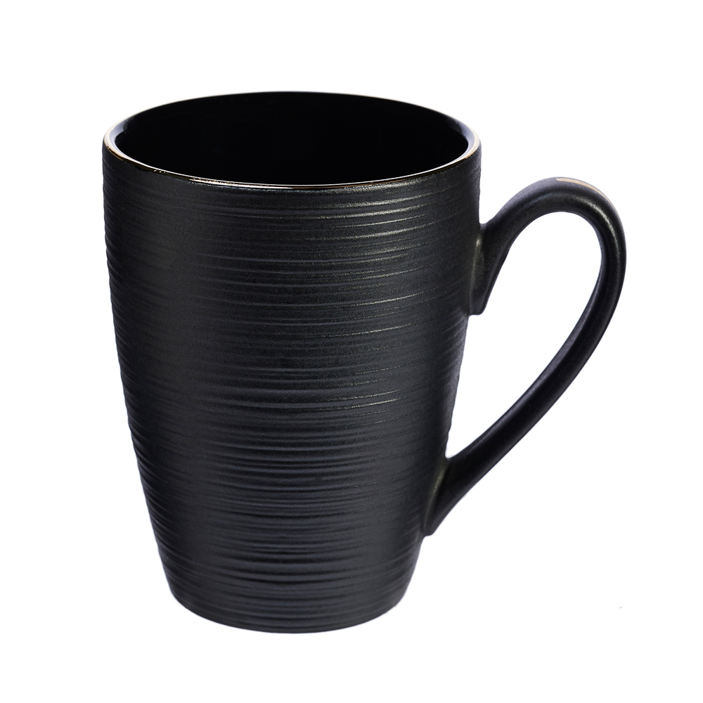 BY COLLECTION Black Line Кружка, 350мл, фарфор, арт.№ 816-423