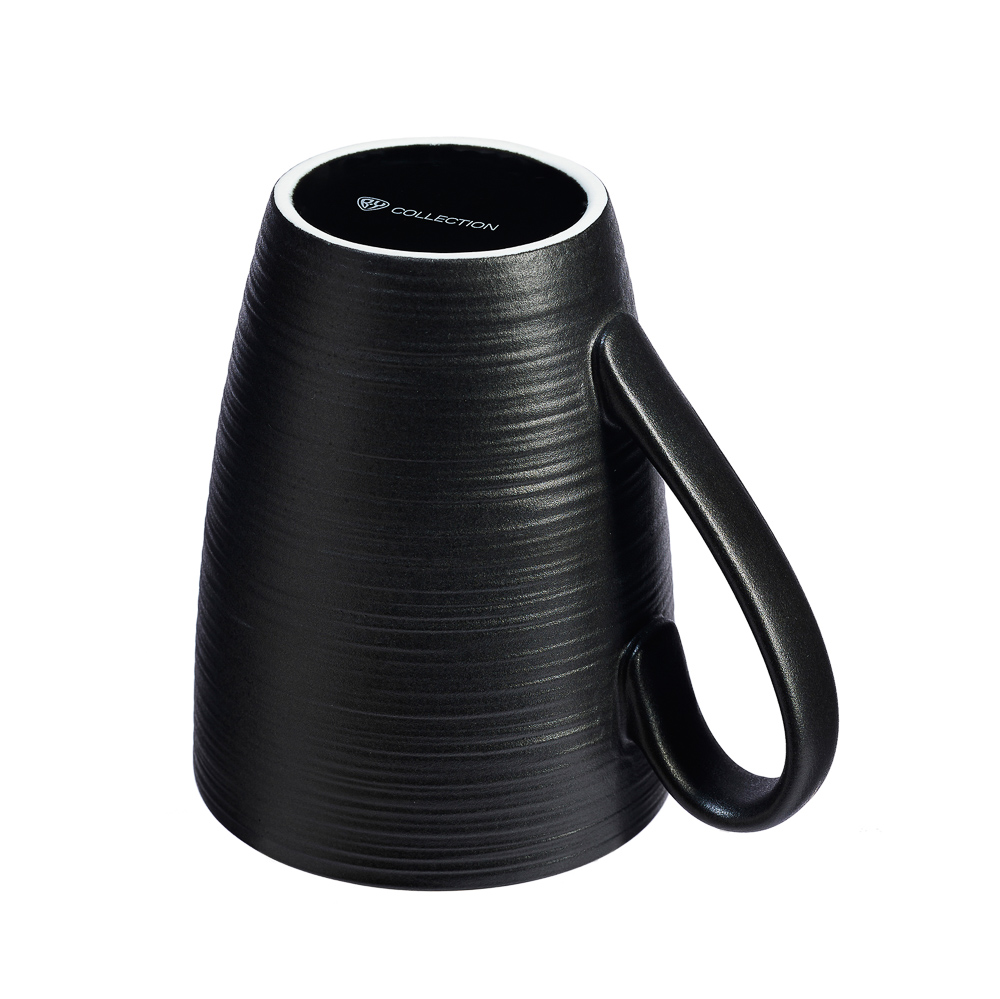 BY COLLECTION Black Line Кружка, 350мл, фарфор, арт.№ 816-423